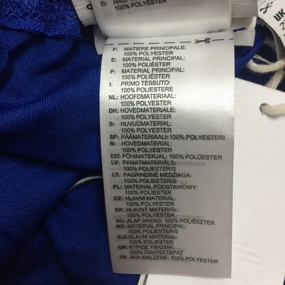 ADIDAS BY ALEXANDER WANG Blue White Shorts Size XL - Picture 5 of 8